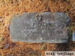 Ben F. Talbert