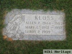 Allen P Kloss