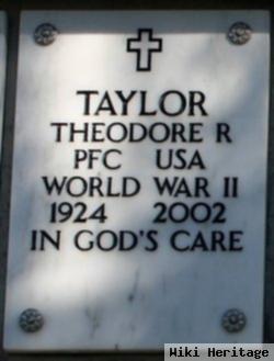 Theodore R Taylor