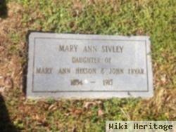 Mary Ann Fryar Sivley