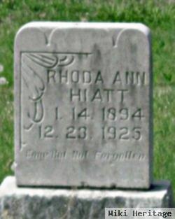 Rhoda Ann Hedrick Hiatt