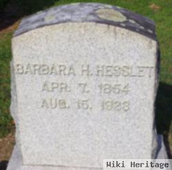 Barbara H. Hesslet