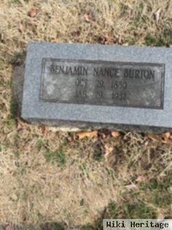 Benjamin Nance "ben" Burton