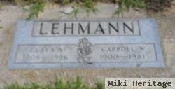 Carroll W Lehmann