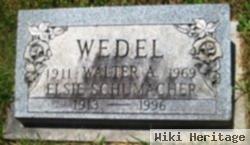 Walter A Wedel