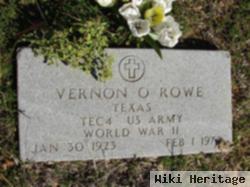 Vernon Odell Rowe