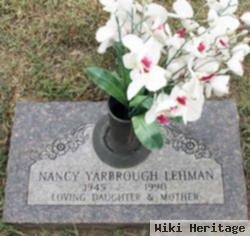 Nancy Yarbrough Lehman