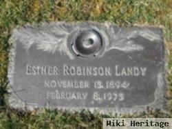 Esther Robinson Landy