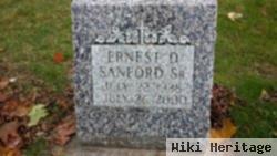 Ernest D Sanford, Sr