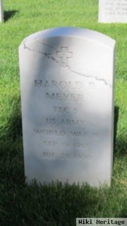 Harold R Meyer