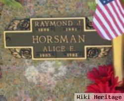 Alice E Horsman