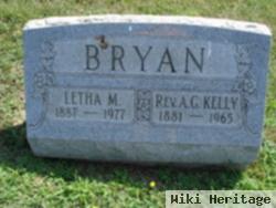 Rev A. G. Kelly Bryan