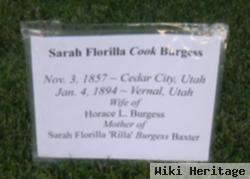 Sarah Florilla Cook Burgess