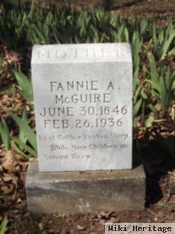 Frances America "fannie" Billingsley Mcguire