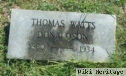 Thomas Watts Donaldson