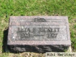 Leta F. Rickett