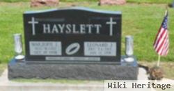 Marjorie E. Vandeberg Hayslett