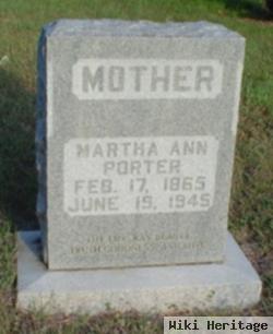 Martha Ann Hope Porter