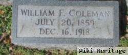 William F Coleman