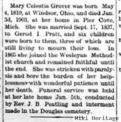 Mary Celestia Grover Pratt