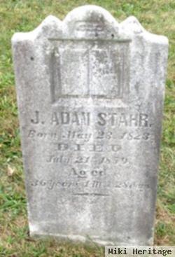 J Adam Stahr