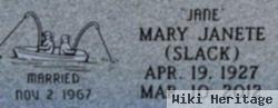 Mary "jane" Slack Oaks