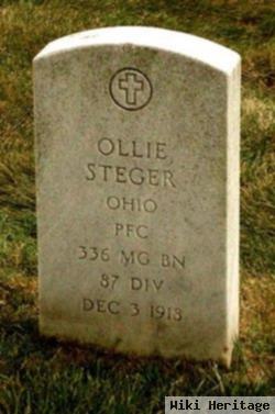 Pfc Ollie Steger