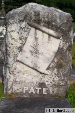 Gilbert G. "bird" Pate, Sr