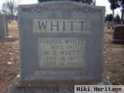 Rhoda White Whitt