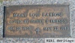 Mary Lou Laxson
