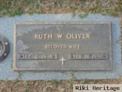 Ruth W Oliver