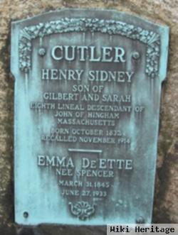 Henry Sidney Cutler