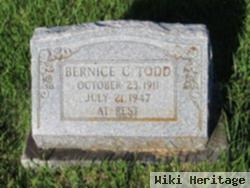 Bernice C Todd