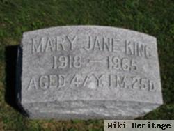 Mary Jane King