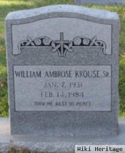 William Ambrose Krouse, Sr