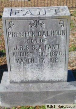Preston Calhoun Fant, Ii