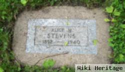 Alice M Balch Stevens