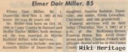 Elmer Dair Miller