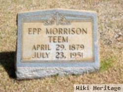 Epworth Morrison "epp" Teem