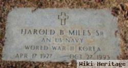 Harold B Miles, Sr