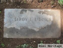 Leroy L Liddick