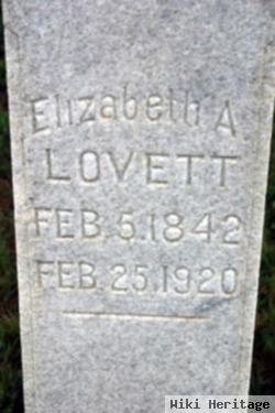 Elizabeth A. Hill Lovett