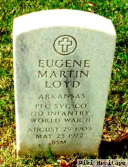 Pvt Eugene Martin Loyd