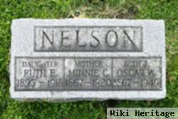 Wilhelmina C. "minnie" Gustafson Nelson