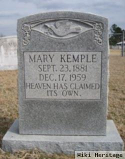 Mary Kemple