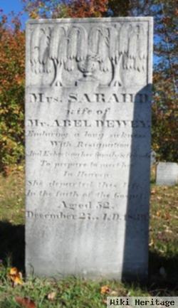 Sarah "sally" Chapin Dewey