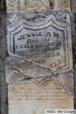 Jennie A M Norwood