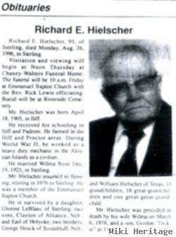 Richard E Hielscher