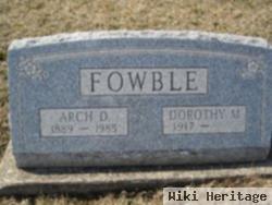 Arch D Fowble