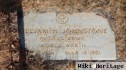 Pvt William H Johnstone